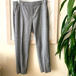 Black/white crop pant